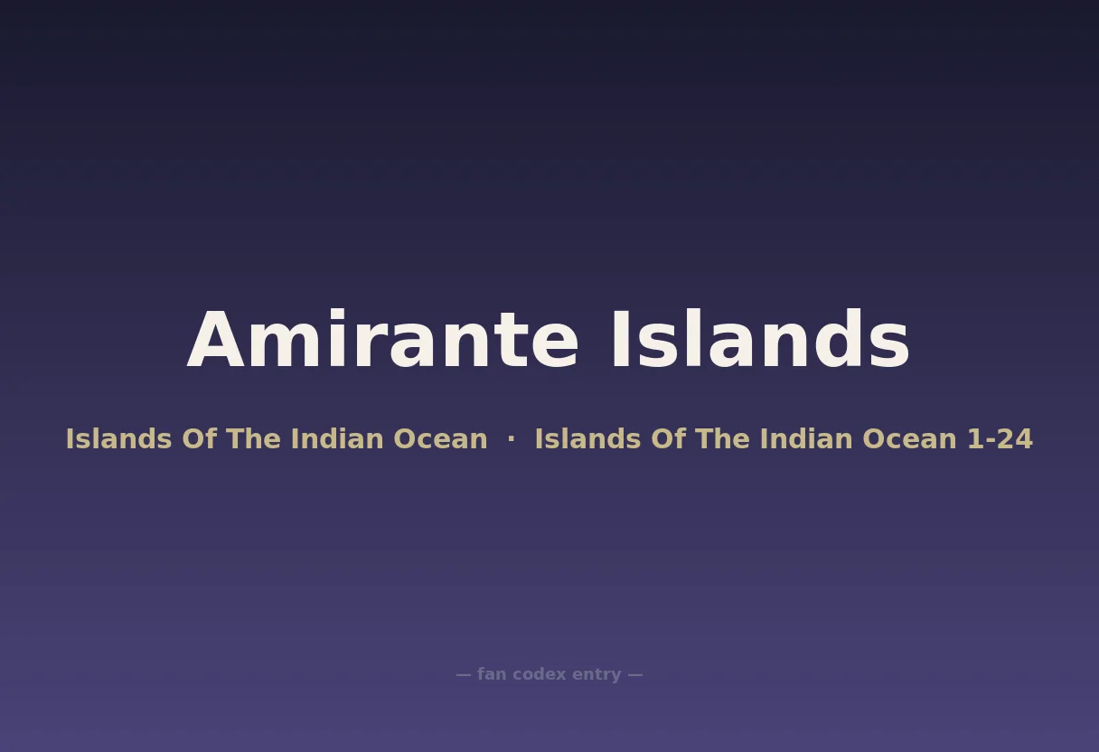 Amirante Islands