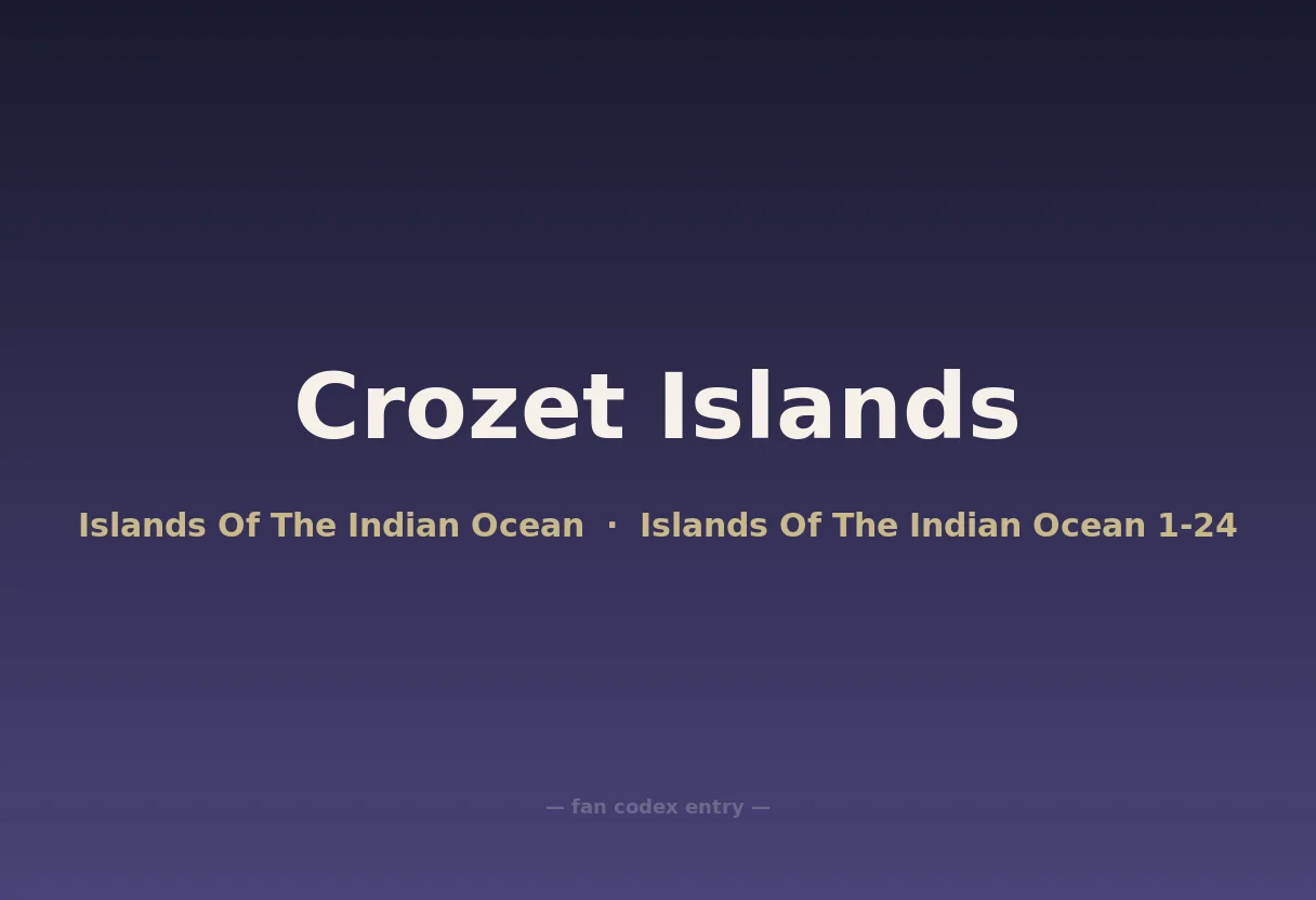 Crozet Islands
