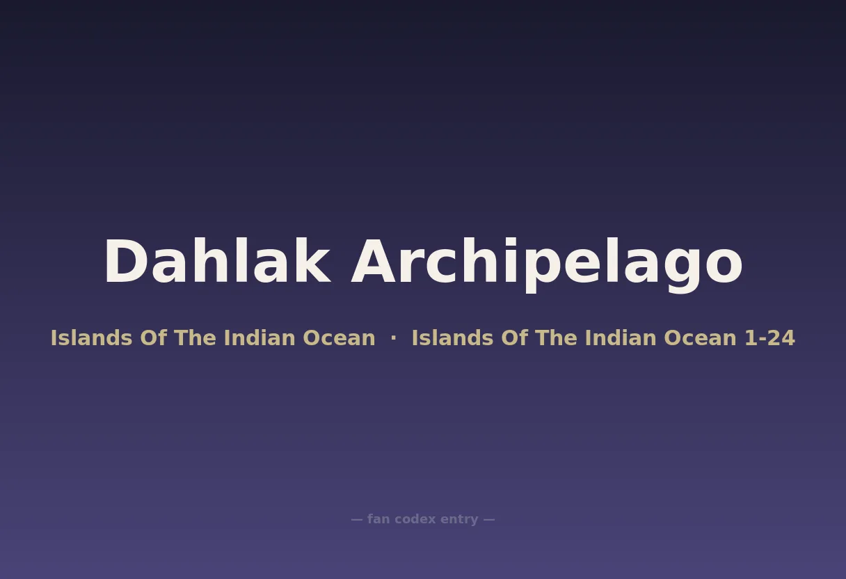 Dahlak Archipelago